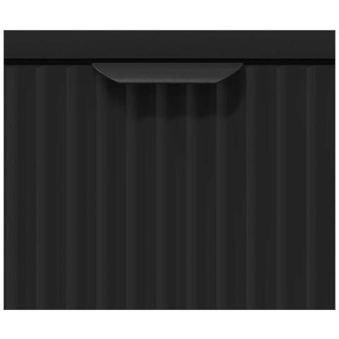 Comodino con cassetto Nero 63.5 x 36 x 61 cm Legno multistrato - Foto 9