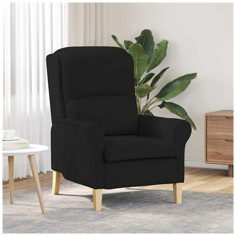 poltrona Nero 76 x 94 x 102 cm Microfibra - Foto 2