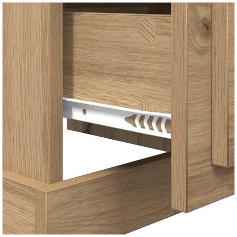 Armadio da Notte rovere artigianale 39 x 39 x 47.5 cm - Foto 9