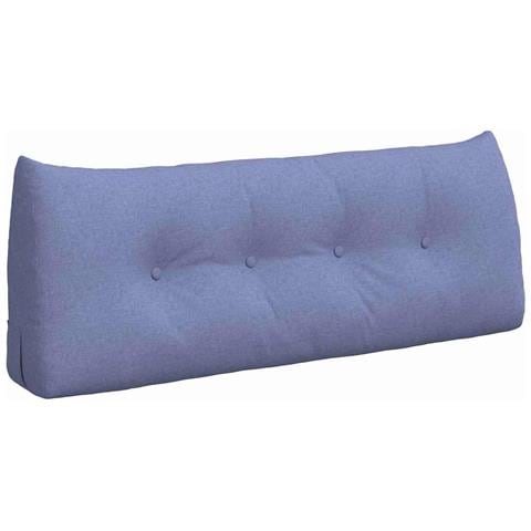 Cuscino per Schiena Blu jeans 120 x 24 x 50 cm Tessuto - Foto 1