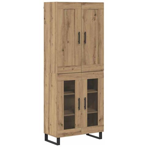 Credenza Rovere artigianale 69,5 x 34 x 180 cm - Foto 1