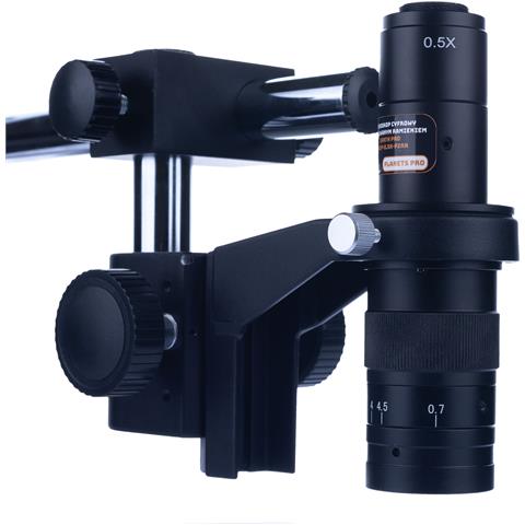 Mikroscopio Digitale Earth Pro Mcep-0.5x-pzrr - Zoom 7-45x, Braccio Regolabile | Illuminatore 56xled | Uso In Elettronica E Biologia - Foto 8