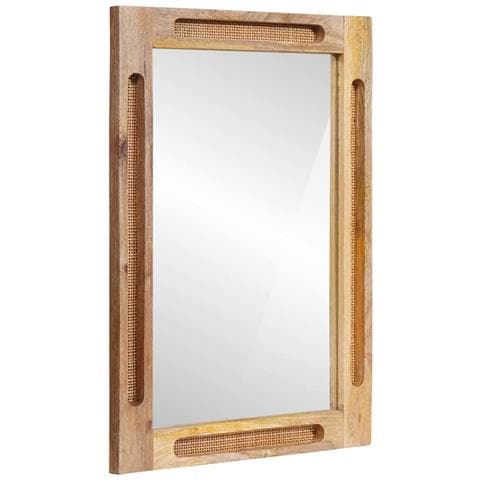 Specchio da bagno con specchio Marrone 50 x 2,5 x 70 cm - Foto 1
