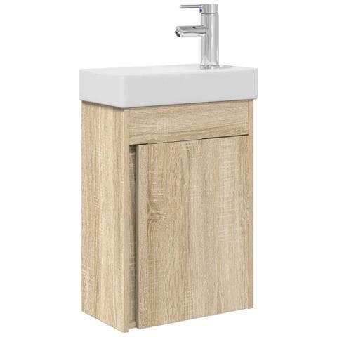 Mobile bagno con rubinetto Rovere Sonoma 40,5 x 22,5 x 62 cm - Foto 1