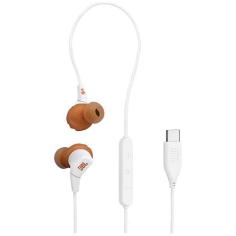 Endurance Run 3C USB C Auricolare Cablato In-ear Sport USB tipo-C Marrone, Bianco - Foto 1