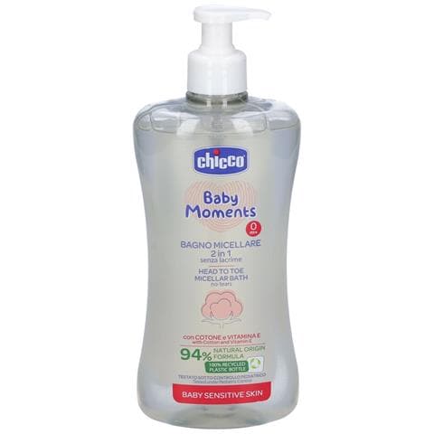 Baby Moments Bagno Corpo e Capelli Micellare 500 ml - Foto 1