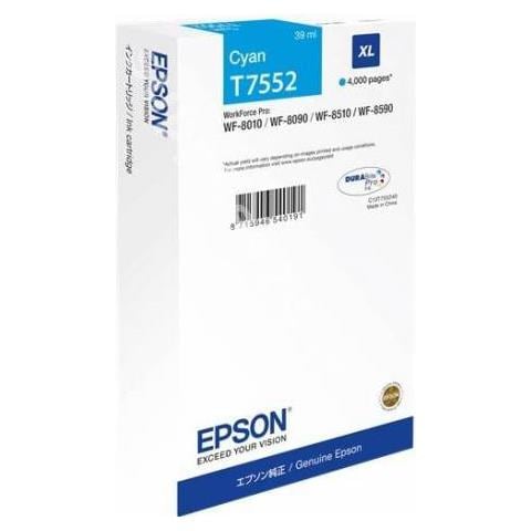 C13T755240 Cartuccia Ink Originale Ciano WF-8010 WF8090 Capacità 4000 Pagine - Foto 6