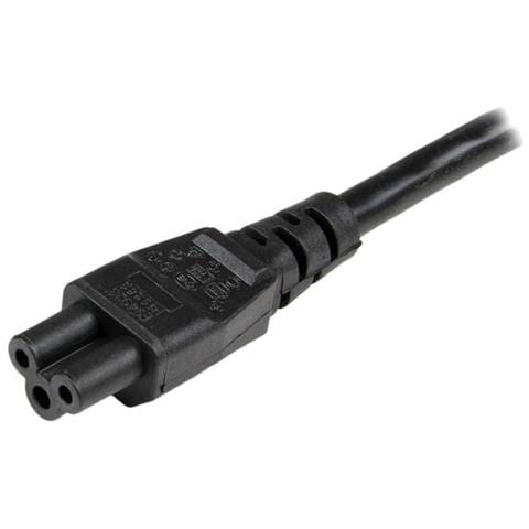 Cavo alimentazione Laptop o PC Schuko a C5 - Cavo di Rete PC Schuko CEE7 a IEC320 C5 a trifoglio - 1m - Foto 3