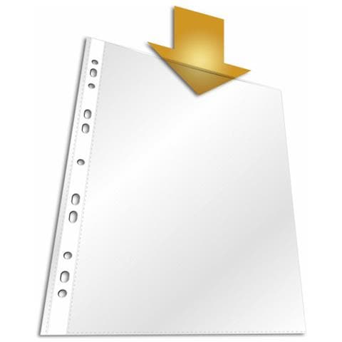 Buste Foratura Universale Ppl Standard Quality Buccia D'arancia A4 100pz - Foto 2