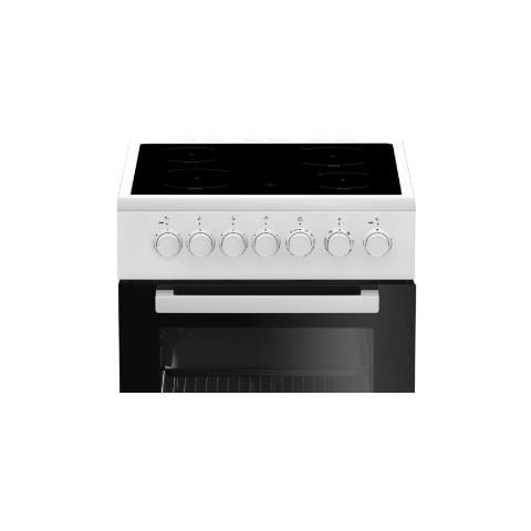 Cucina Elettrica FSM57100GW 4 Zone Cottura Forno Elettrico Multifunzione Ventilato Classe A Dimensioni 50 x 60 cm Colore Bianco / Nero Serie B100 - Foto 3