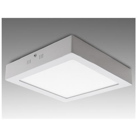 Plafoniera Led Piazza Superficie Montata 300mm 24w 1900lm 30.000h - Foto 1