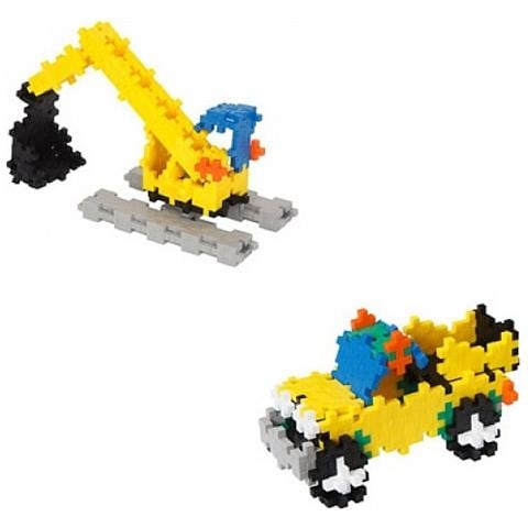 Plus-Plus 9603919 Ingenious Construction Toy, Basic XXL Mega Set, Glow in The Dark, Creative Building Blocks, 2000 Pieces