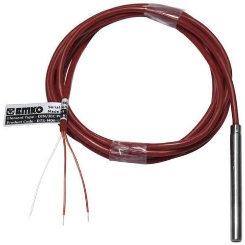 Sensore Di Temperatura Sensore Tipo Pt100 Campo Di Misura-50 Fino A +200°c Lunghezza Cavo (dettagli) 2 M - Foto 1