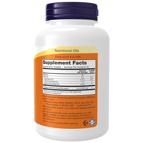 Olio Di Semi Di Zucca 1000 Mg 100 Capsule Molli - Foto 3