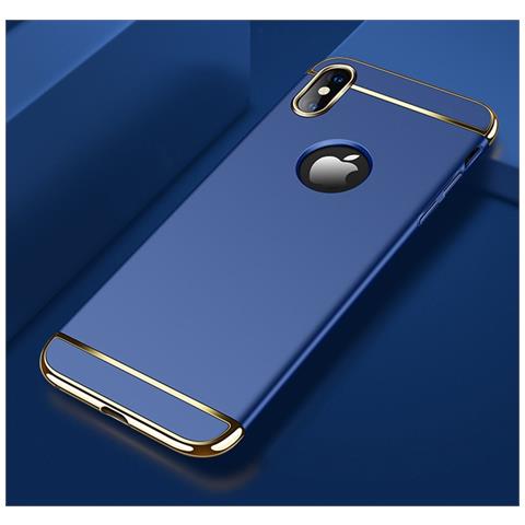 Iphone X E Xs Ultra Sottile Guscio 3 In 1 Dura Del Pc Black Gold - Foto 3