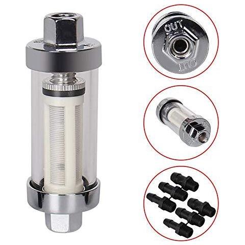 Universale 38 14 516 Filtro Montaggi Di Vetro Gas Riutilizzabile Inline Combustibile - Foto 1