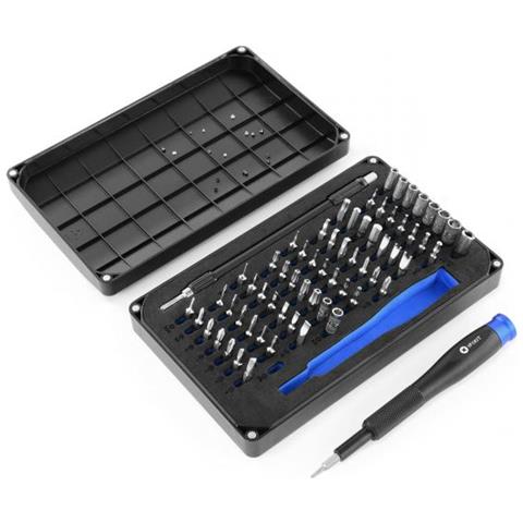 Mako Bit Di Precisione Di Driver A 64 Bit Kit Di Precisione In Alluminio Bit Del Driver Cacciavite Lungo Bit Di Estensione Portatile Macbook Iphone Smartphone Tablet Strumenti Di Riparazione Di Precisione - Foto 1