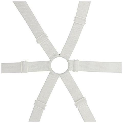 Toweter Foglio Cinghia Lenzuolo Clip 3 Way 6 Lati Regolabile Elastica E Soda Adatto A Tutti I Rotondo E Quadrato Materassi (bianco)  - Foto 2