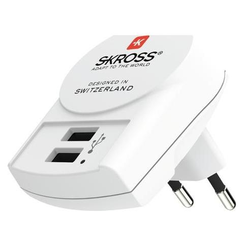 Caricabatterie Usb Euro - 2xusb Tipo A - Foto 1