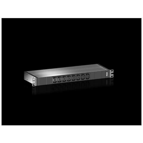 Pdu Basic - Stromverteilungseinheit (rack - Einbaufhig) - Wechselstrom 230 V - 3.7 Kw - 1-phasig - Eingabe, Eingang Iec 60320 C20 - Ausgangsanschlsse: 8 (8x Iec 60320 C13) - 1u (19"") - 3 M - Foto 1