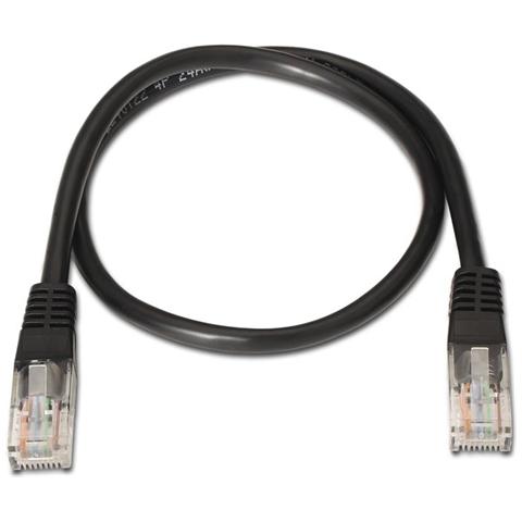 10.20.0403-BK, RJ-45, RJ-45, Maschio / maschio, Cat6, U / UTP (UTP) , Nero - Foto 2