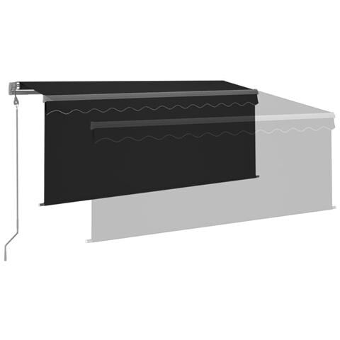 Tenda Sole Retrattile Automatica con Parasole 3x2,5m Antracite - Foto 2