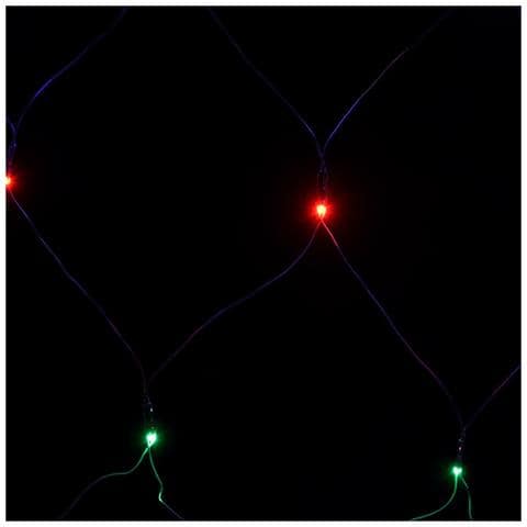 Luci Di Natale A Rete Colorate 3x3m 306 Led Interni Esterni - Foto 2