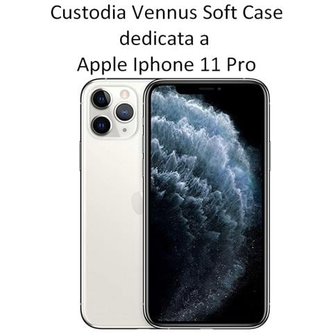 Custodia Tpu Silicone Lite Cover Soft-case Per Apple Iphone 11 Pro Pink - Foto 2