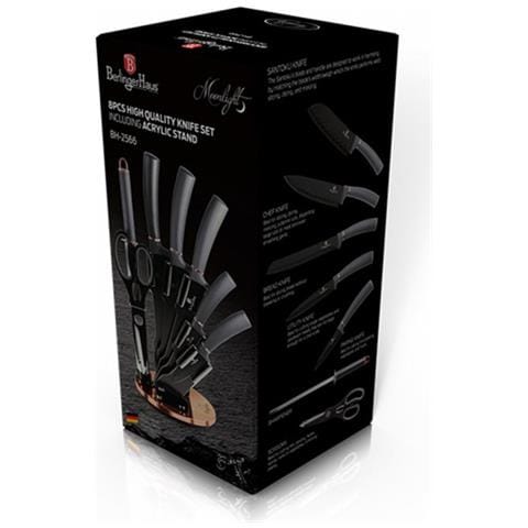Bh-2566 Set Di Coltelli In Acciaio Inossidabile Da 8 Pezzi Con Supporto - Foto 6