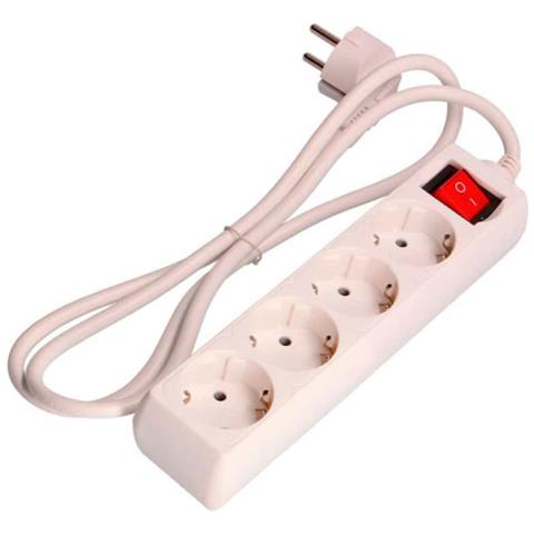 Blocco - 4 Prese Con Interruttore - 16a - 3m - 41044 - Foto 1