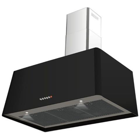 Cappa Rainbow a Parete da 90 cm Aspirante Colore Nero - Foto 1