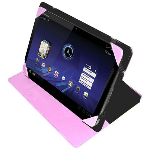 Blun Book Stand Custodia Originale A Libro Universale Professional Per Tablet 12.4'''' Pink - Foto 2
