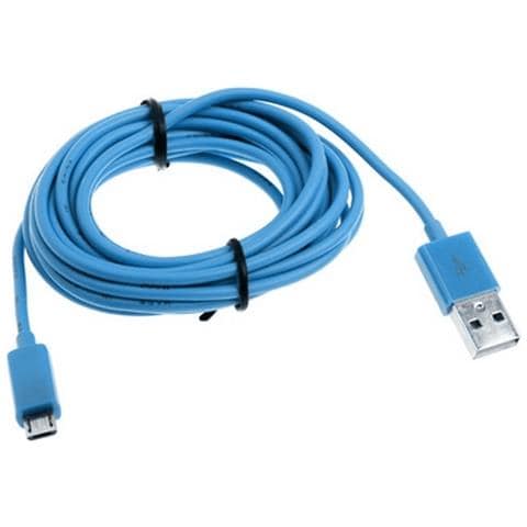 Cavo Dati E Ricarica Usb To Microusb 2 Metri Blu - Foto 1