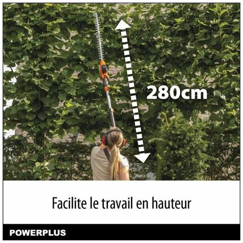Tagliasiepi Dualpower Powdpg75380 40 V - Foto 2