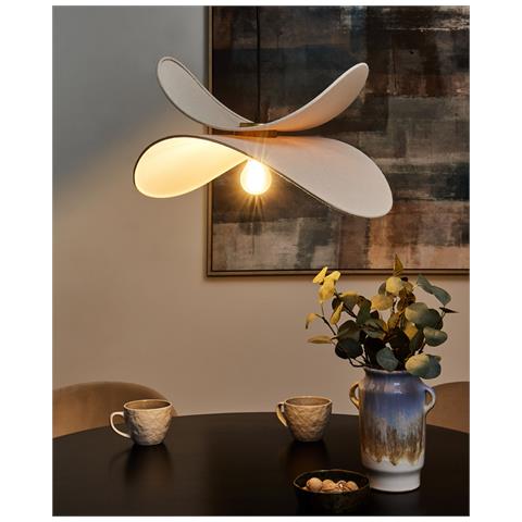 Lampadario Mascota Lino Beige - Foto 1