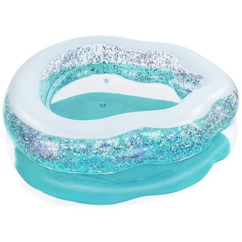Piscina Gonfiabile Conchiglia 2 Anelli Con Glitter 52489 - Foto 8