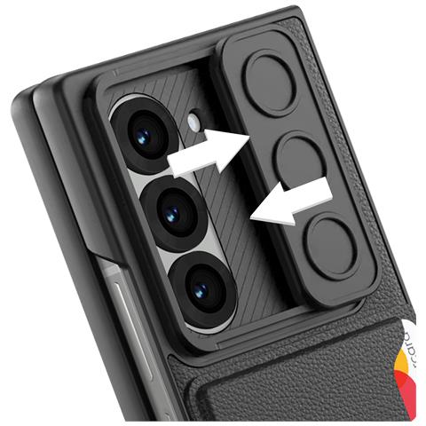 Cover Per Samsung Galaxy Z Fold6 Con Portacarte E Vetro Temperato - Foto 5