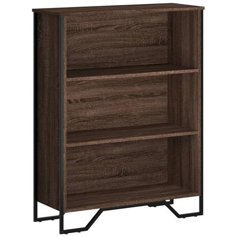 Libreria Rovere Marrone 80x31x106 Cm In Legno Multistrato - Foto 2