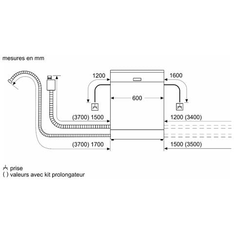 Lavastoviglie SN25ZW08CE Capacita 14 Coperti Classe B Colore Bianco - Foto 7