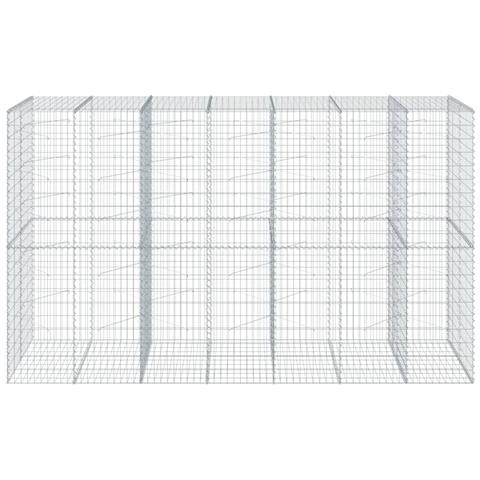 Cesto Gabbione Con Copertura 350x100x200 Cm In Ferro Zincato - Foto 3