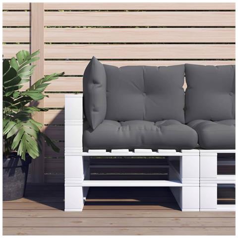 Cuscini Per Pallet 3 Pz Antracite In Tessuto - Foto 1