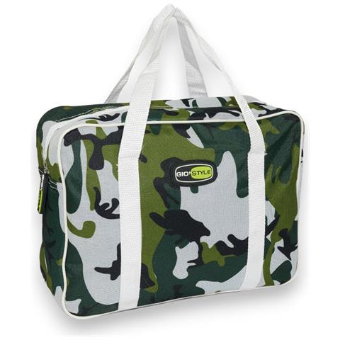 Borsa Termica Camuflage 8 Lt Per Spiaggia Mare 30x12xh22 Cm Giòstyle - Foto 5