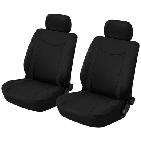 Coppia Coprisedili Anteriori Veneris Colore Nero - Foto 1