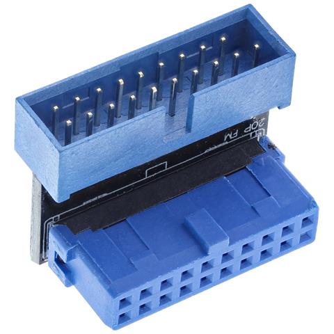 USB 3.0 Adapter interno, da maschio a femmina post connettore - Foto 1