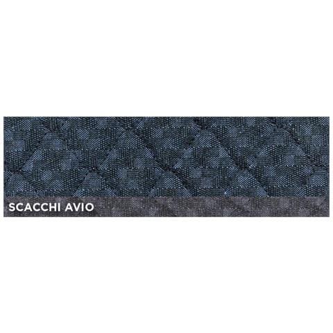 Coprisedili Anteriori Espresso Sport Tg. Grande Tess. Cotone Trapuntato Scacchi Avio - Foto 1