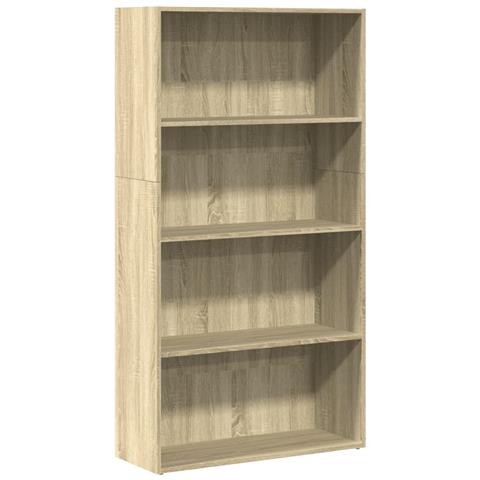 Libreria Rovere Sonoma 80x30x152 Cm In Legno Multistrato - Foto 2