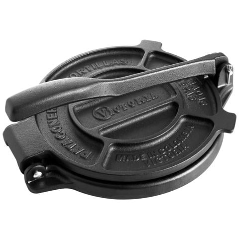 30551 Pressa Per Tortillas Messicane In Ghisa 16,5cm Pataconera Colombiana Roti Maker Nero - Foto 1