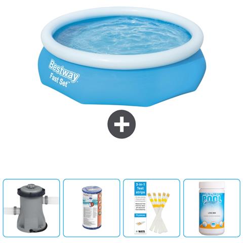 Piscina Fuori Terra - In Giro - 305x76 Cm - Blu - Include Accessori Coordinati Cb49 - Foto 1