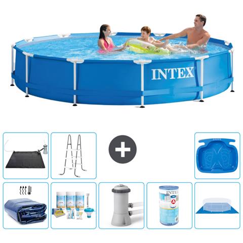 Piscina Fuori Terra - In Giro - 366x76 Cm - Blu - Include Accessori Coordinati A1574 - Foto 1