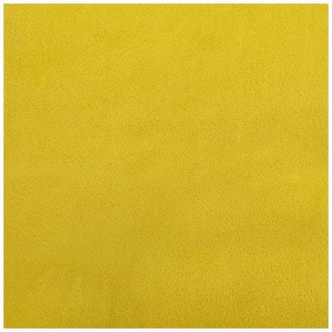 Set di Divani 3 pz con Cuscini e Rinforzi Giallo in Velluto - Foto 9